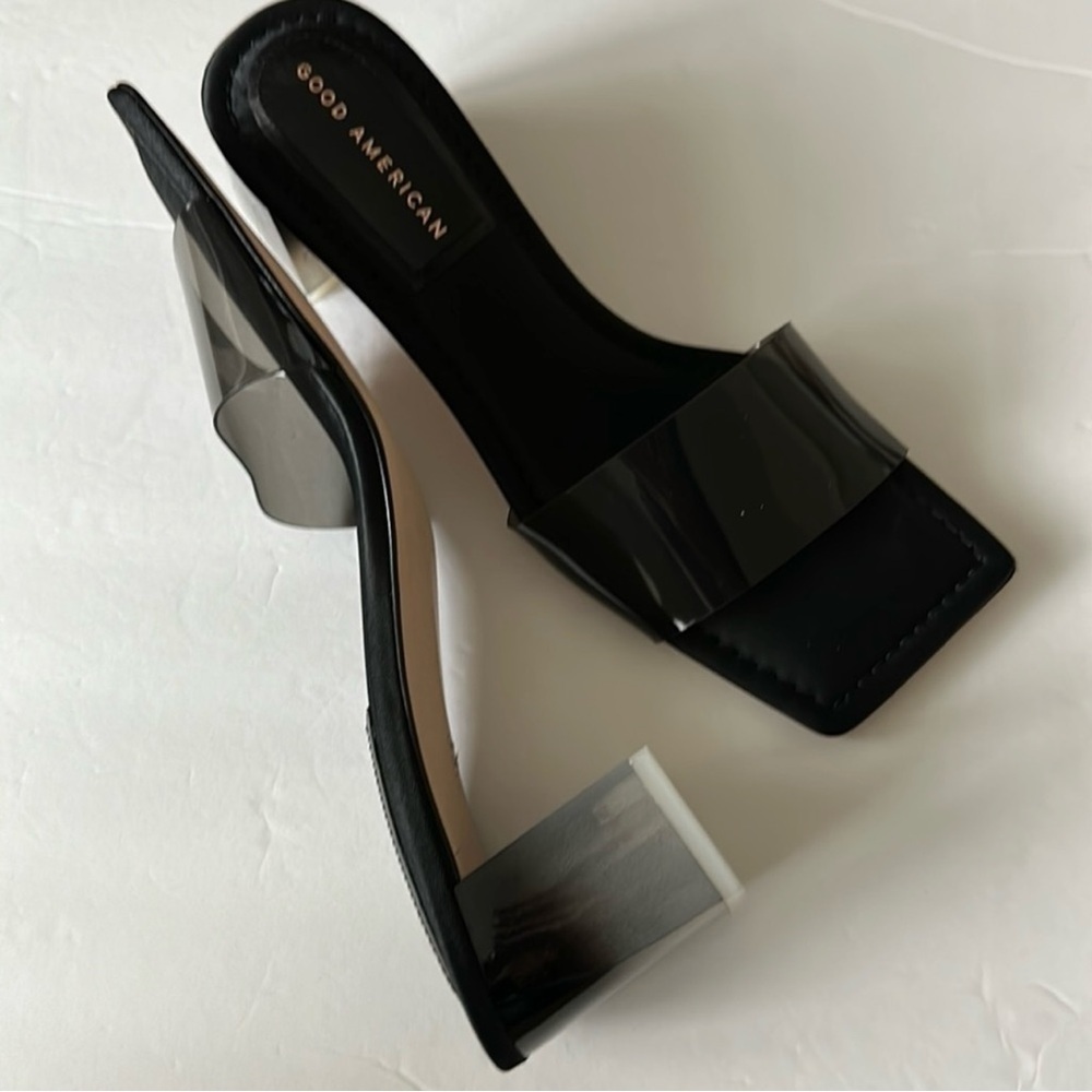 GOOD American Slides Ombre Heels Size 9 - Picture 4 of 11